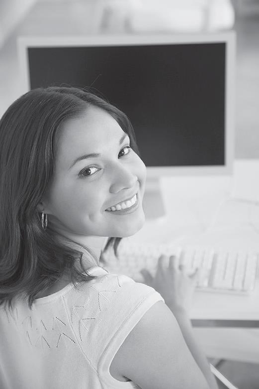 woman at computer