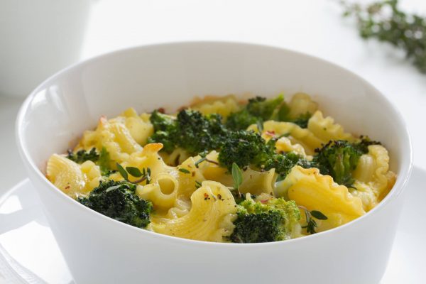 mac & cheese with broccoli