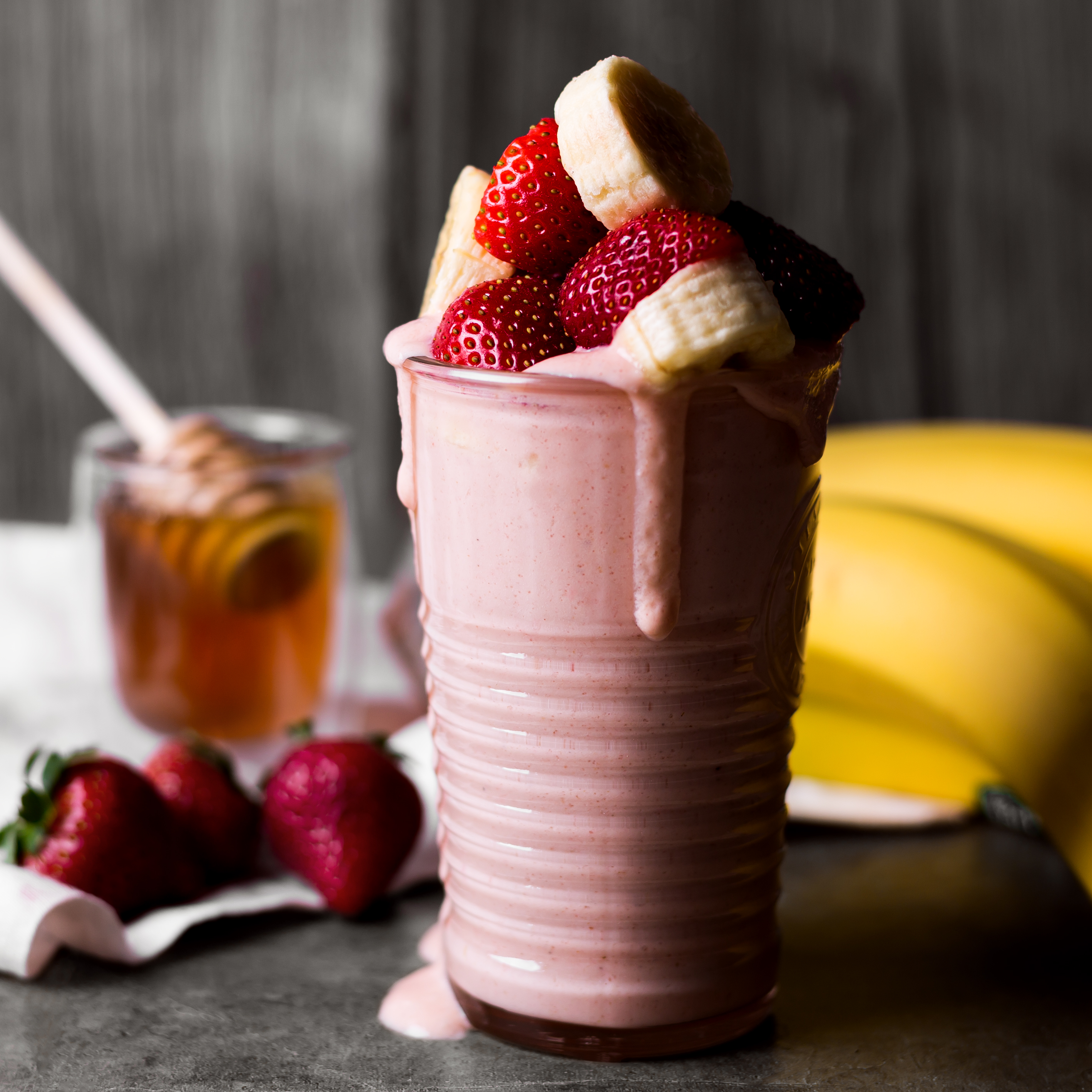 Strawberry Banana Kefir Smoothie | Sunrise Health Foods