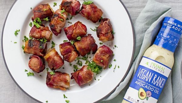 Bacon Wrapped Hot Dog Bites