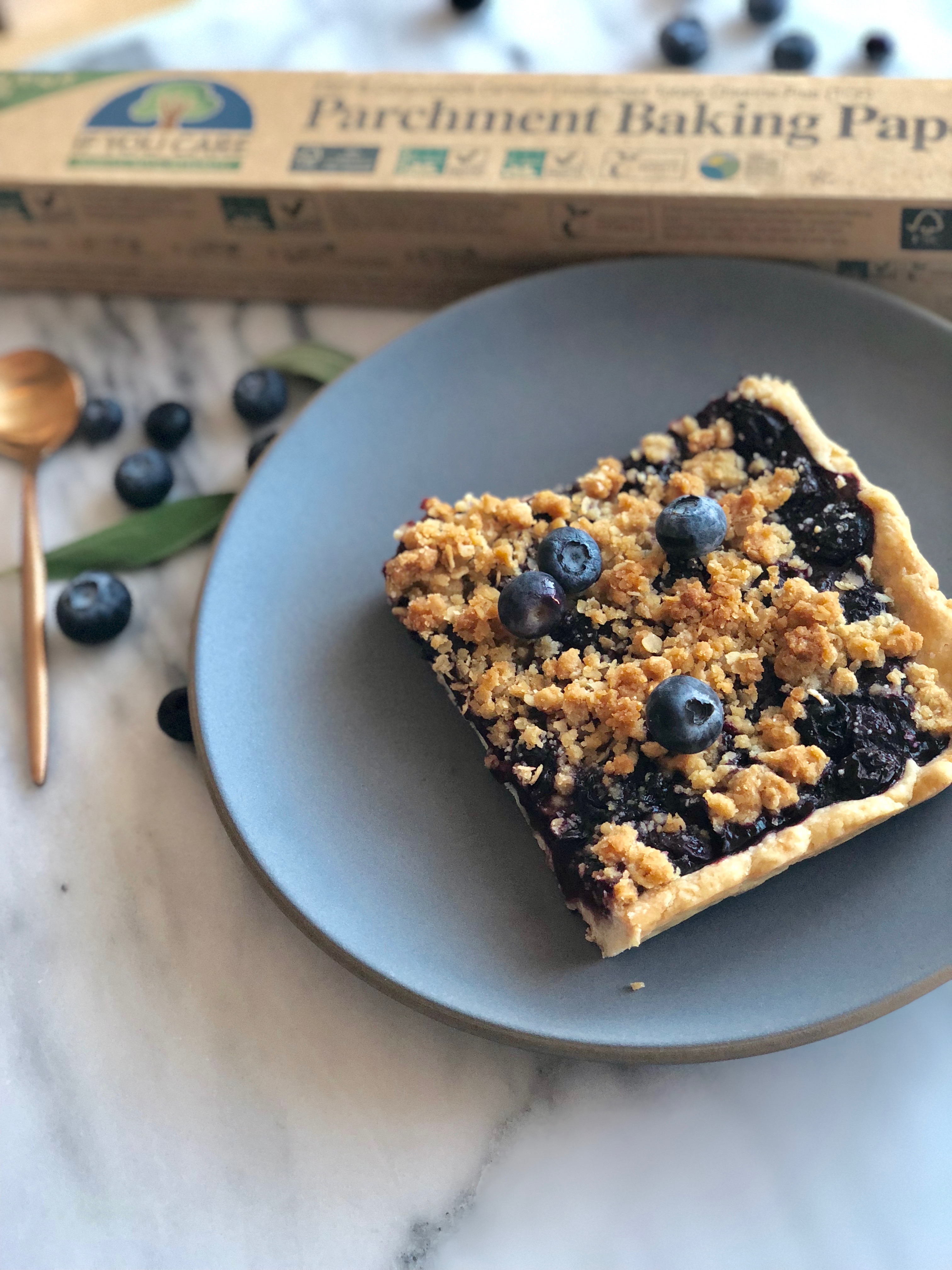 This Blueberry & Sage Sheet Pie from @IfYouCareProducts unites sweet, tangy fresh blueberries with the subtle savory flavor of sage and it’s topped with a deliciously crunchy and sweet crumble.