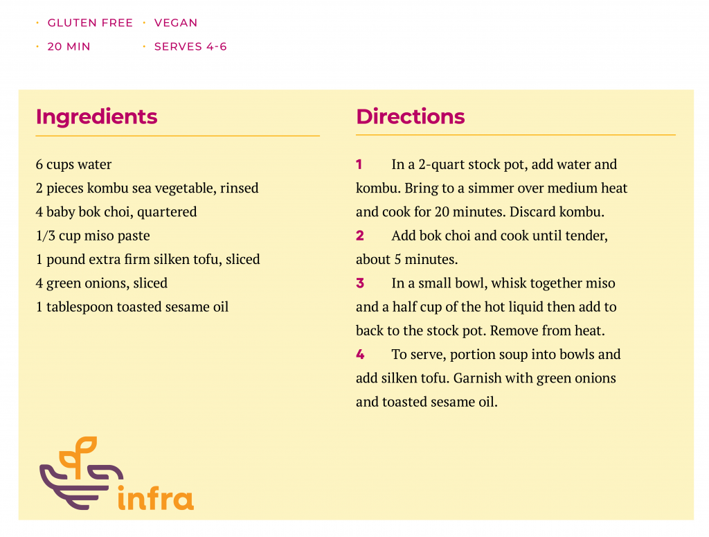 Miso Soup with Silken Tofu Sunrise Health Foods